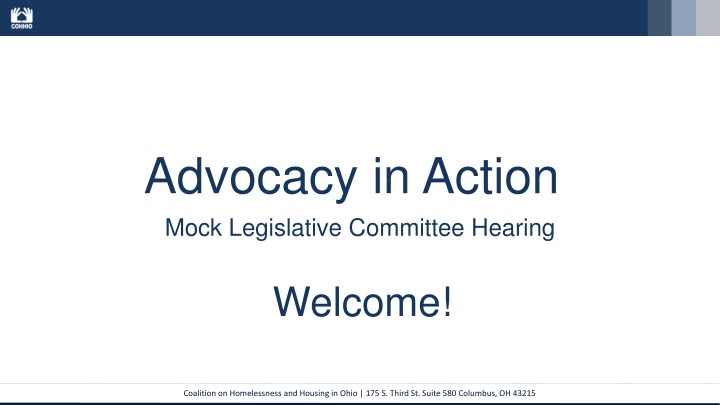 advocacy in action mock legislative committee