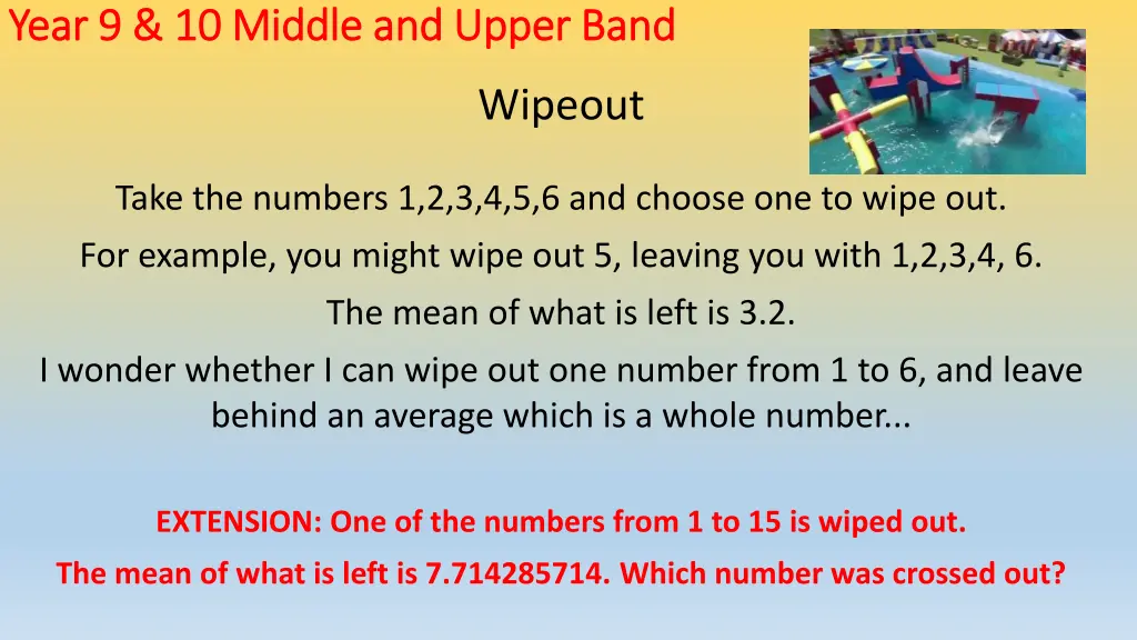 year 9 10 middle and upper band year 9 10 middle