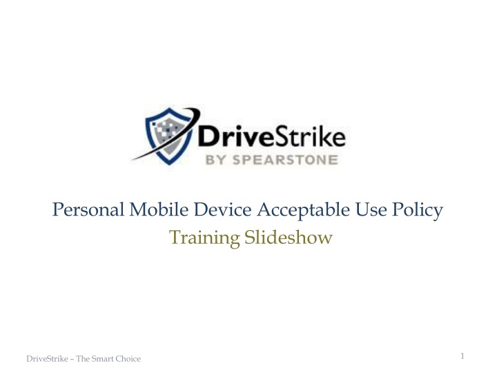 personal mobile device acceptable use policy