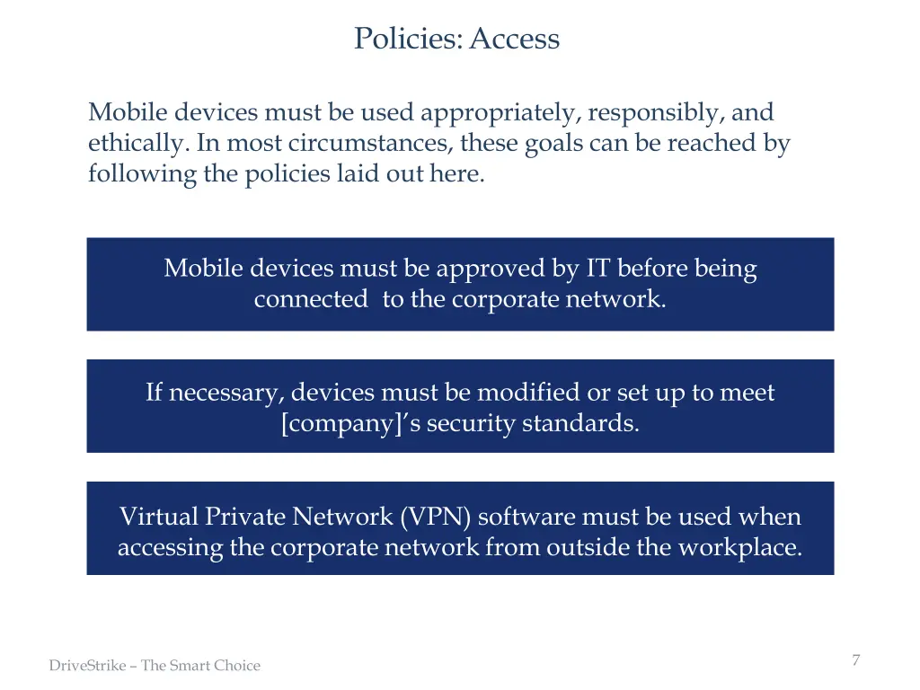 policies access