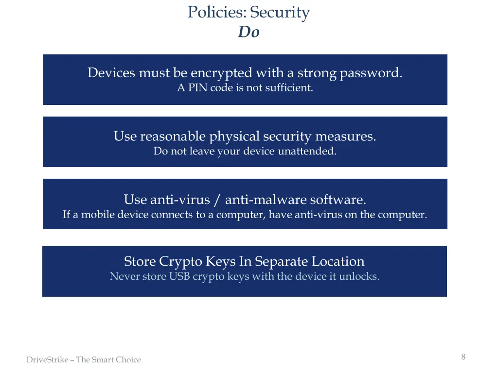 policies security do