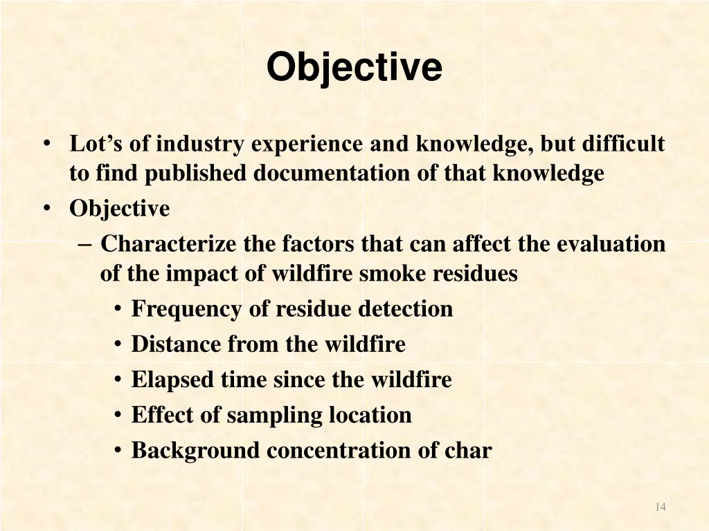 objective