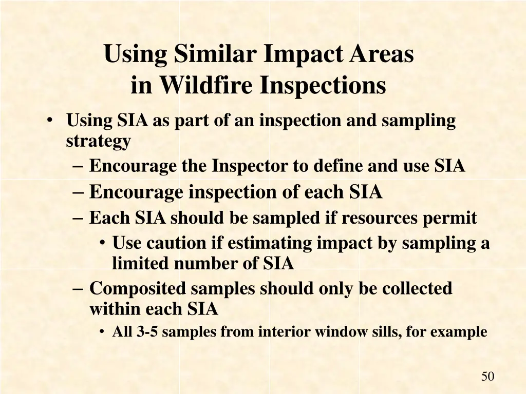 using similar impact areas in wildfire