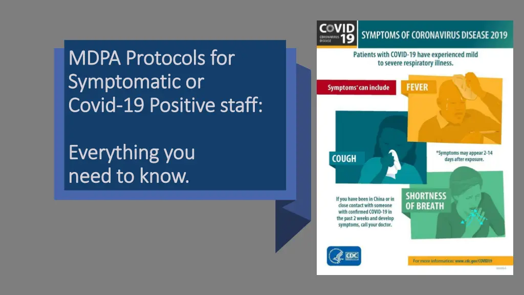 mdpa protocols for mdpa protocols for symptomatic