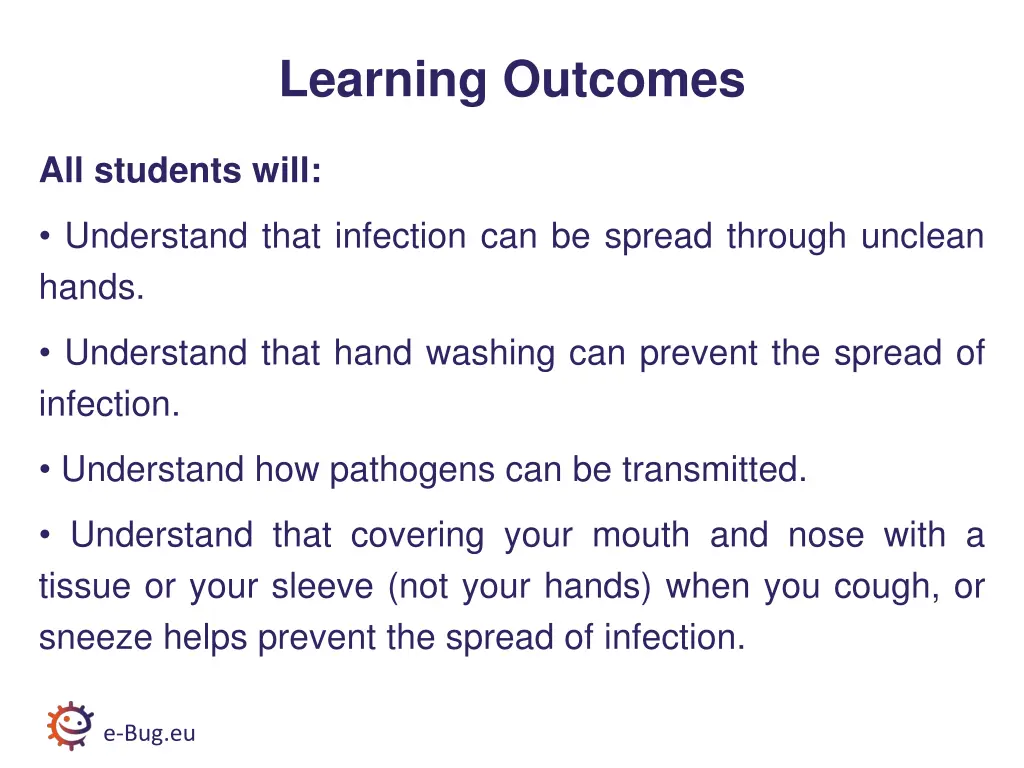 learning outcomes