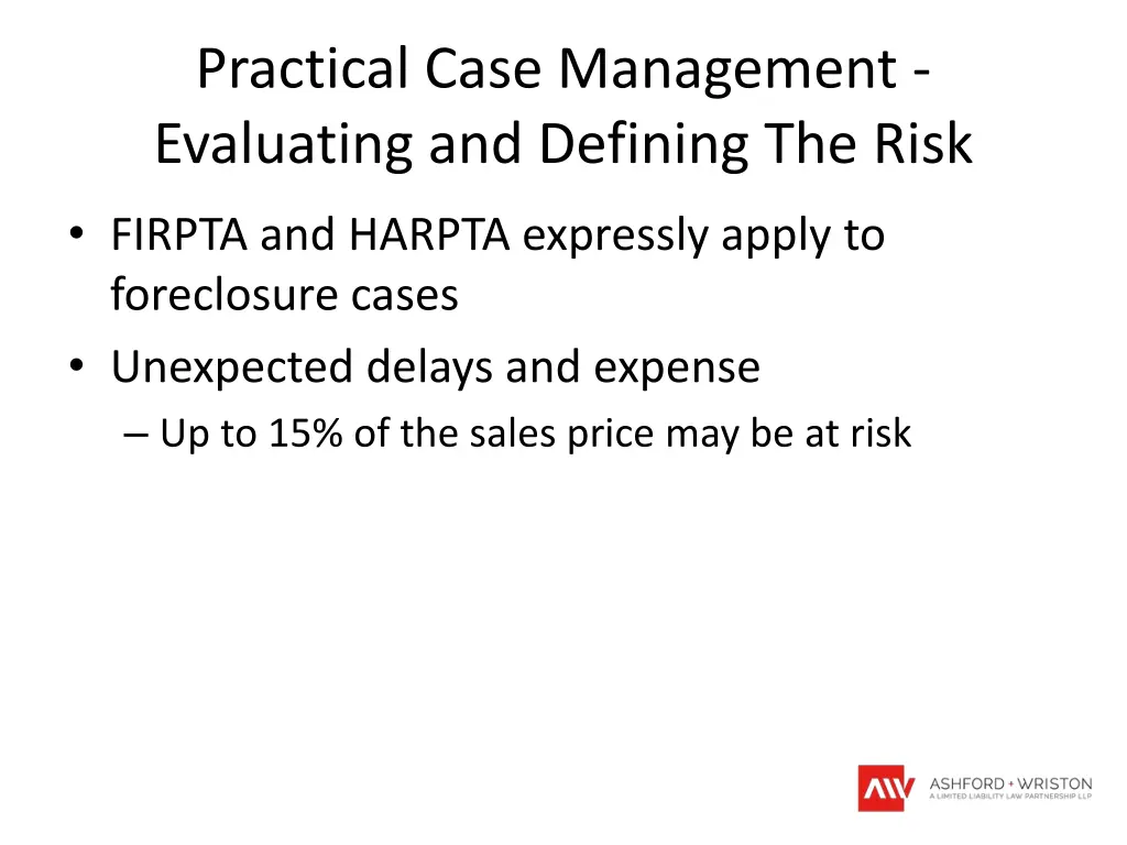 practical case management evaluating and defining