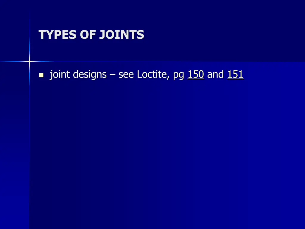 types of joints