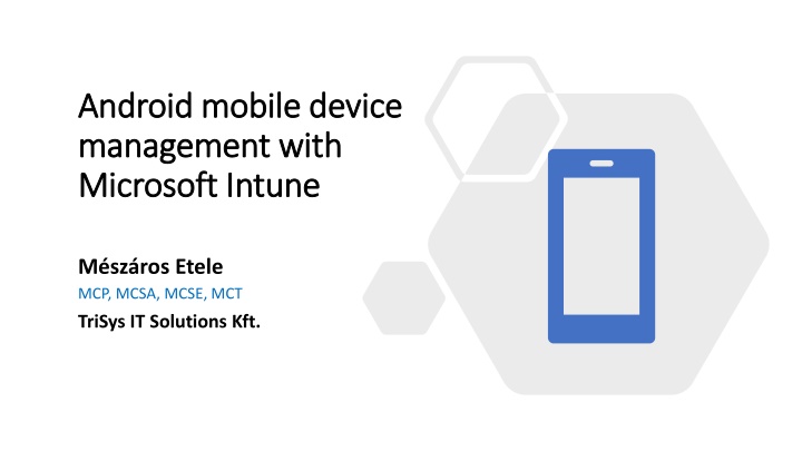 android mobile android mobile device management