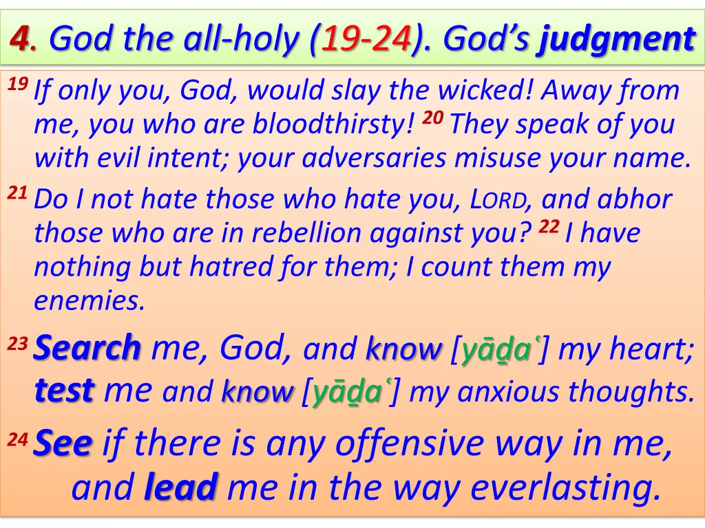 4 god the all holy 19 24 god s judgment