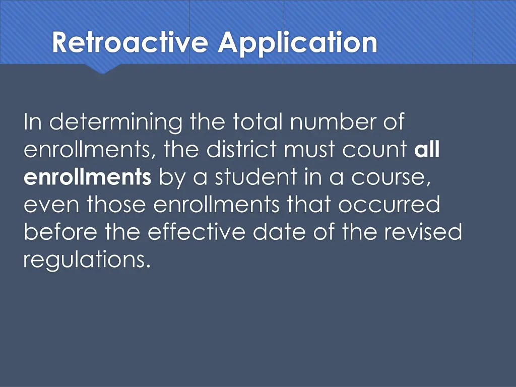 retroactive application