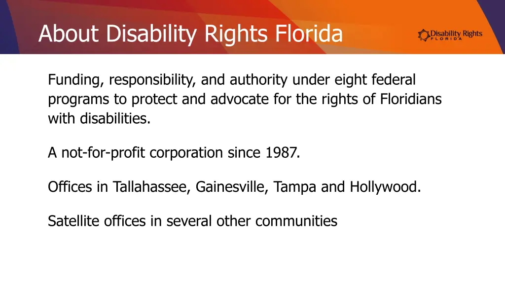 about disability rights florida