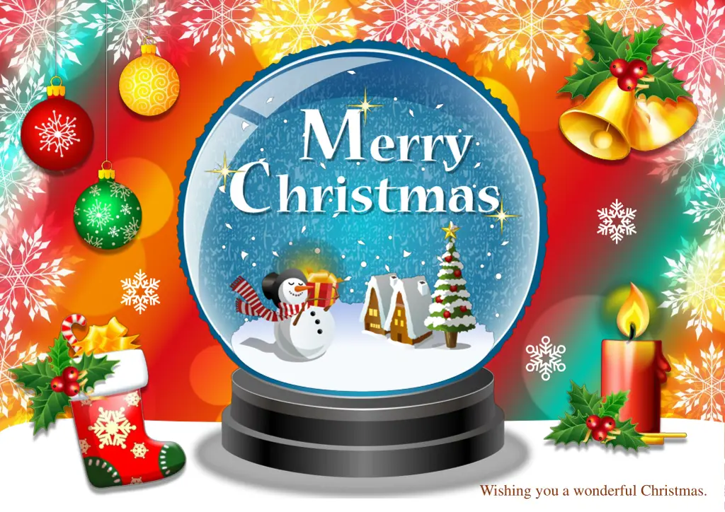 wishing you a wonderful christmas