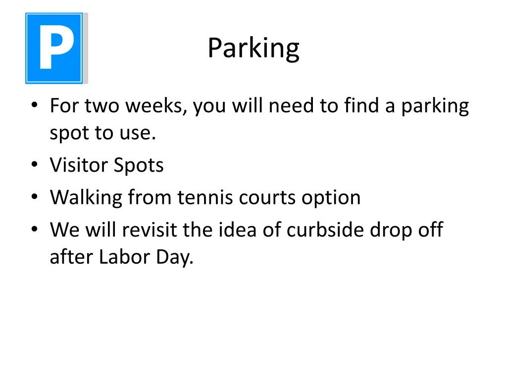 parking