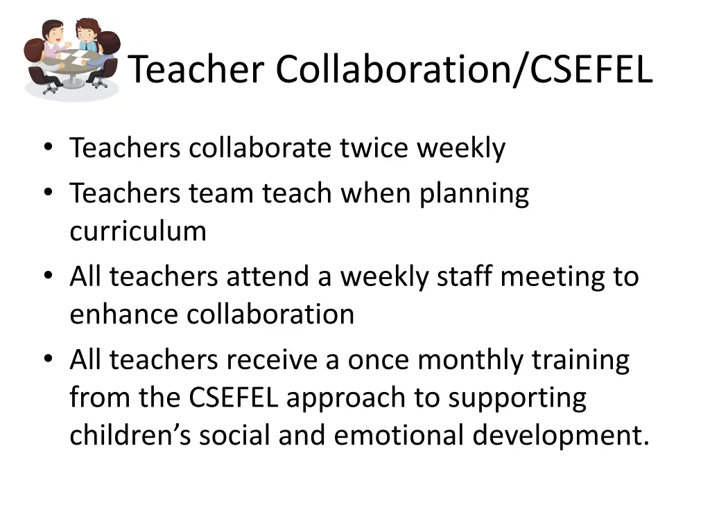 teacher collaboration csefel