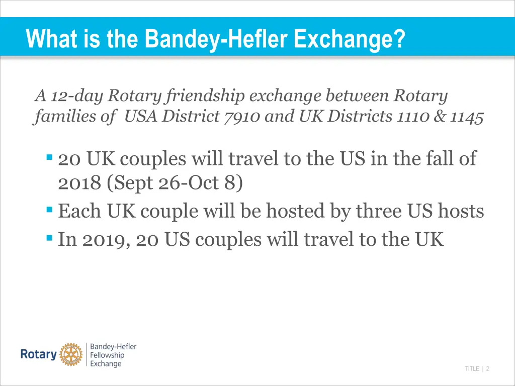 what is the bandey hefler exchange