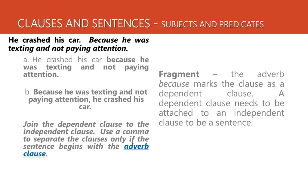 clauses and sentences clauses and sentences 1