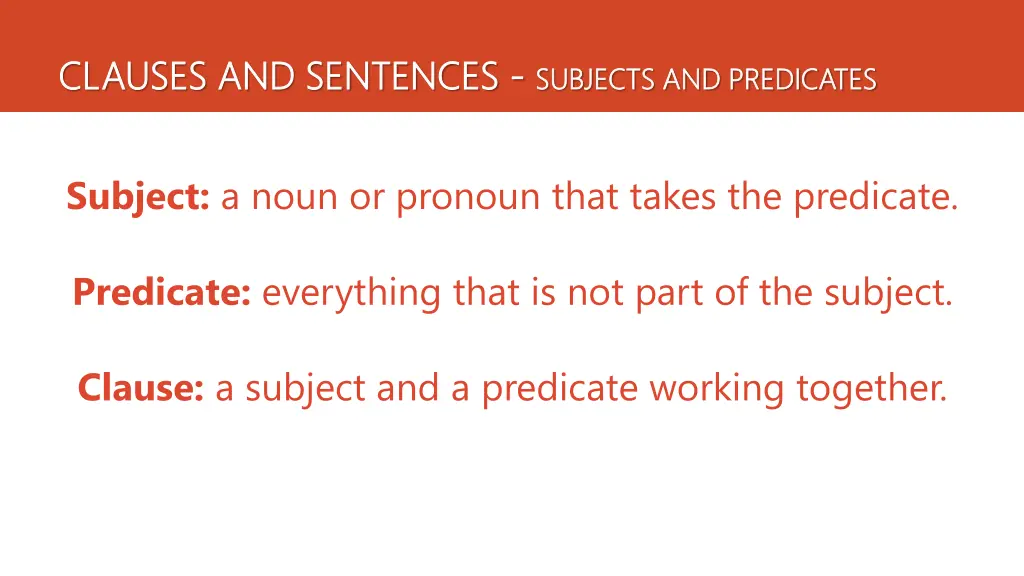 clauses and sentences clauses and sentences 3