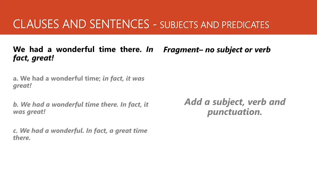 clauses and sentences clauses and sentences