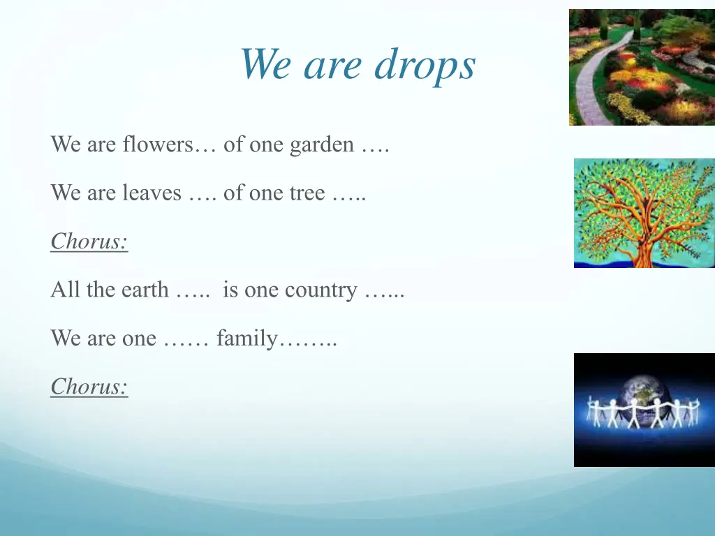 we are drops 1