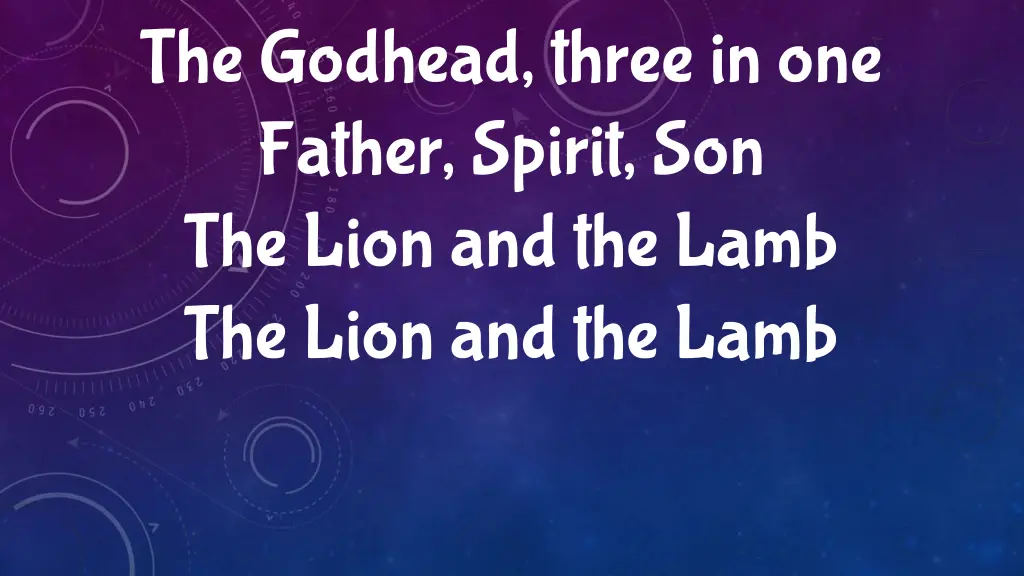 the godhead three in one father spirit