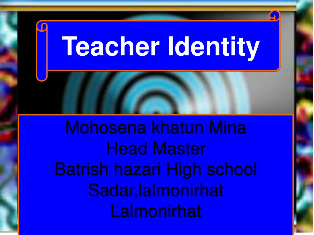 teacher identity