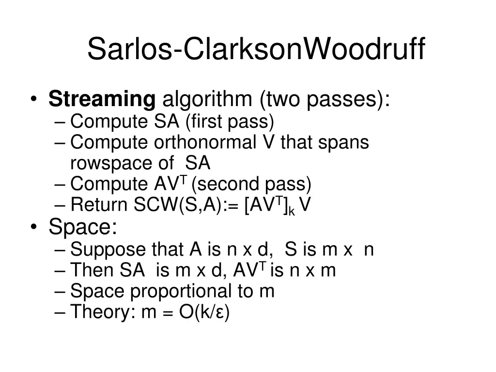 sarlos clarksonwoodruff