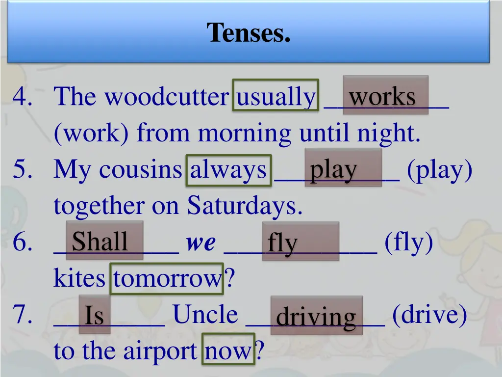 tenses 1