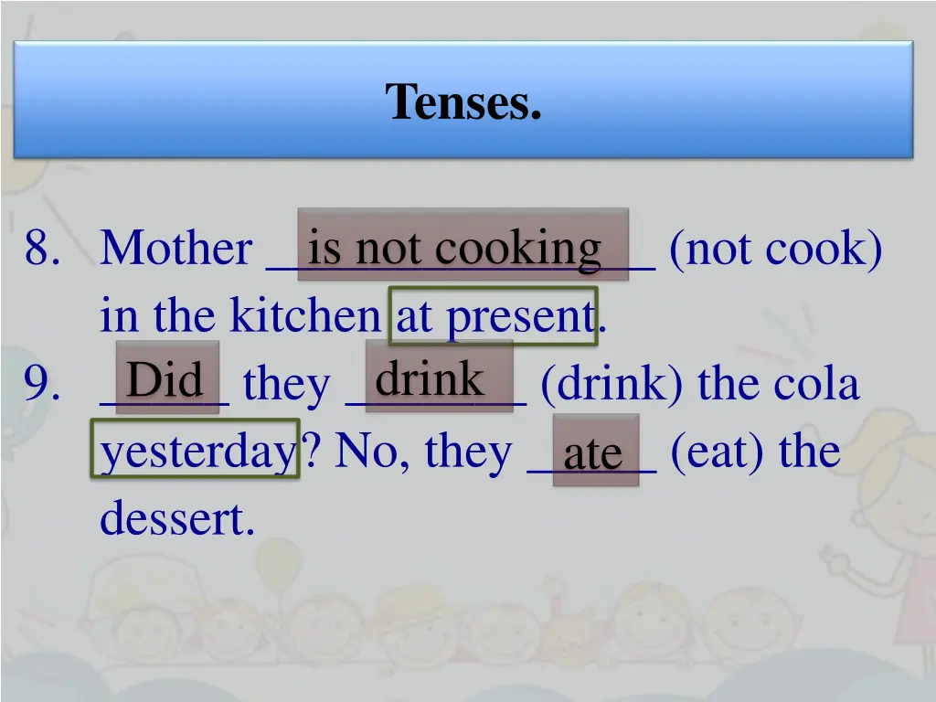 tenses 2