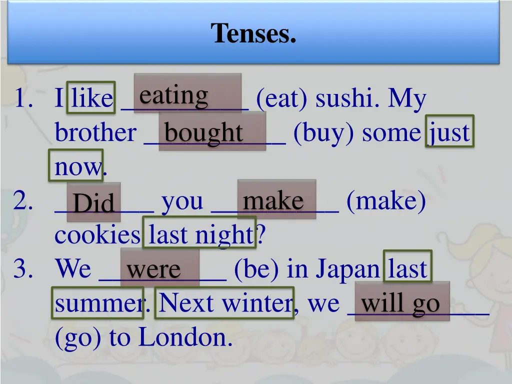 tenses