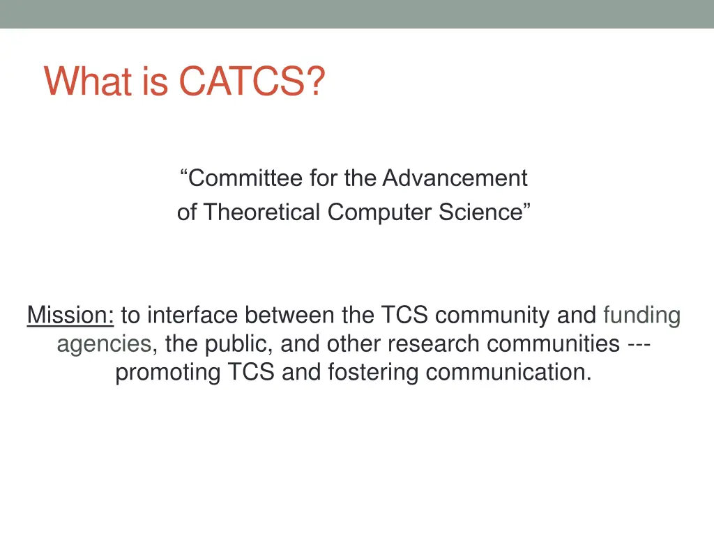 what is catcs