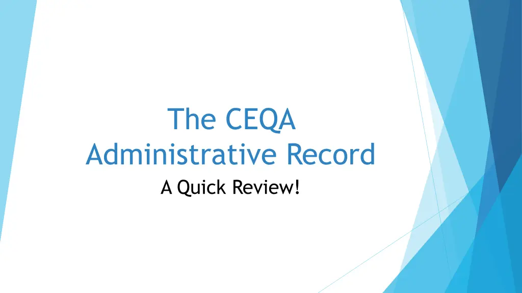 the ceqa