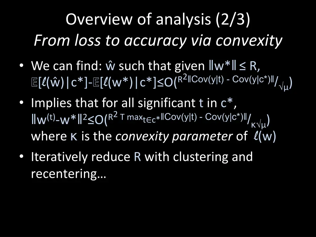 overview of analysis 2 3 from loss to accuracy