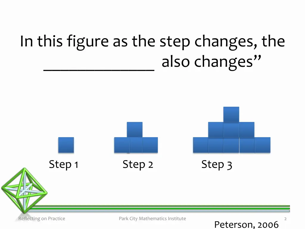 in this figure as the step changes the also