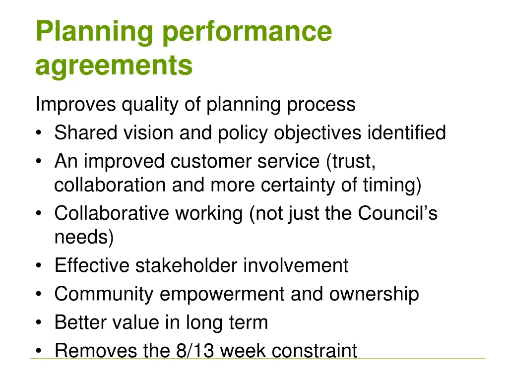 planning performance agreements 1