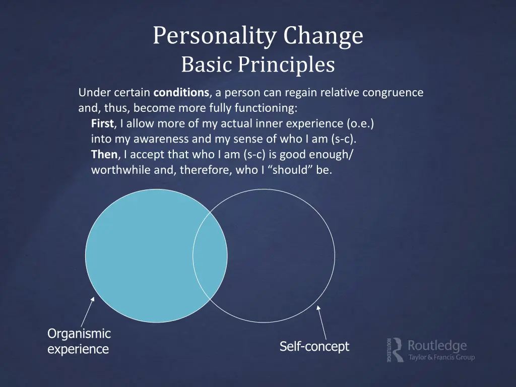 personality change basic principles