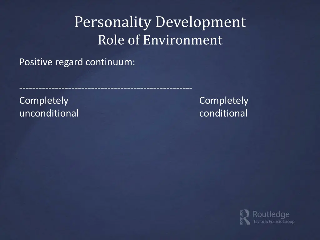 personality development role of environment