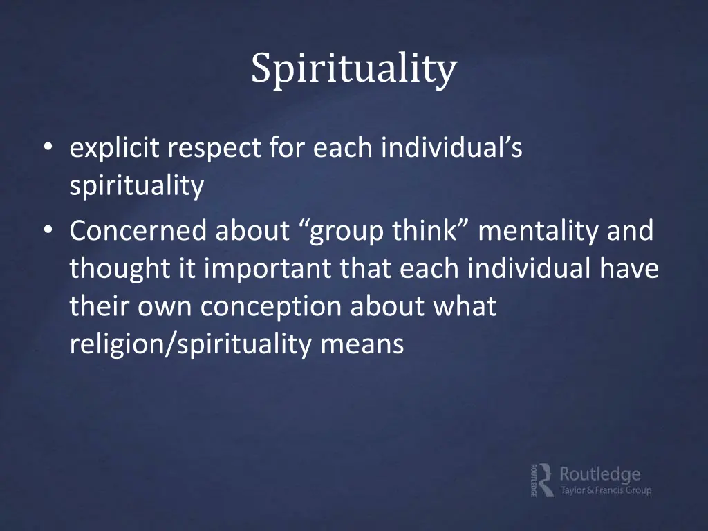 spirituality