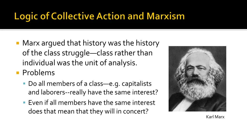 marx argued that history was the history