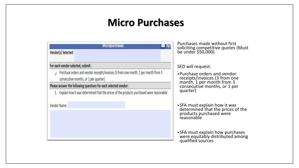 micro purchases