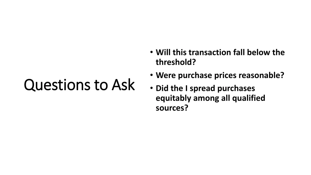 will this transaction fall below the threshold