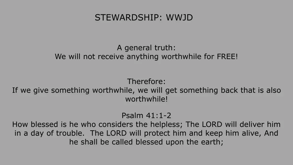 stewardship wwjd 3