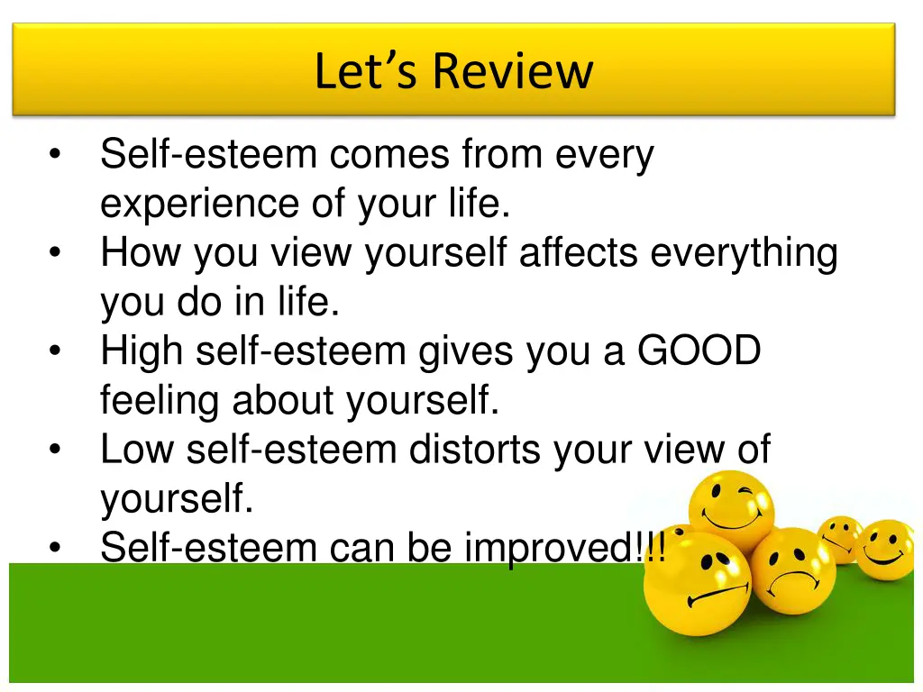 let s review