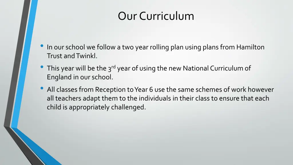 our curriculum