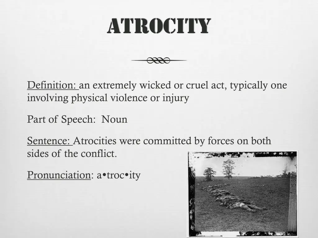 atrocity