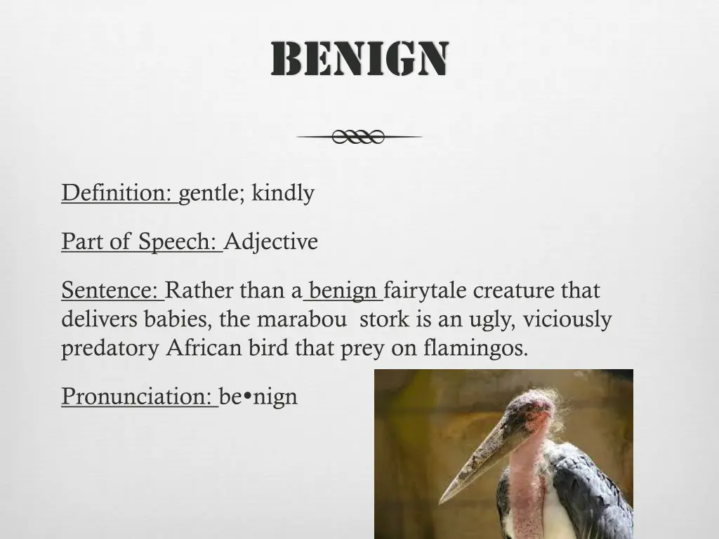 benign