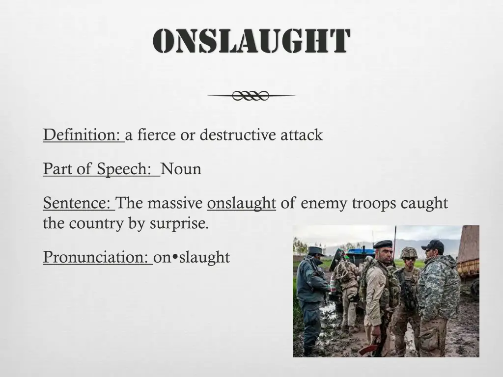 onslaught