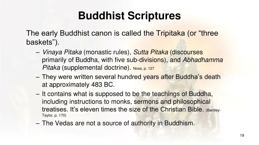 buddhist scriptures