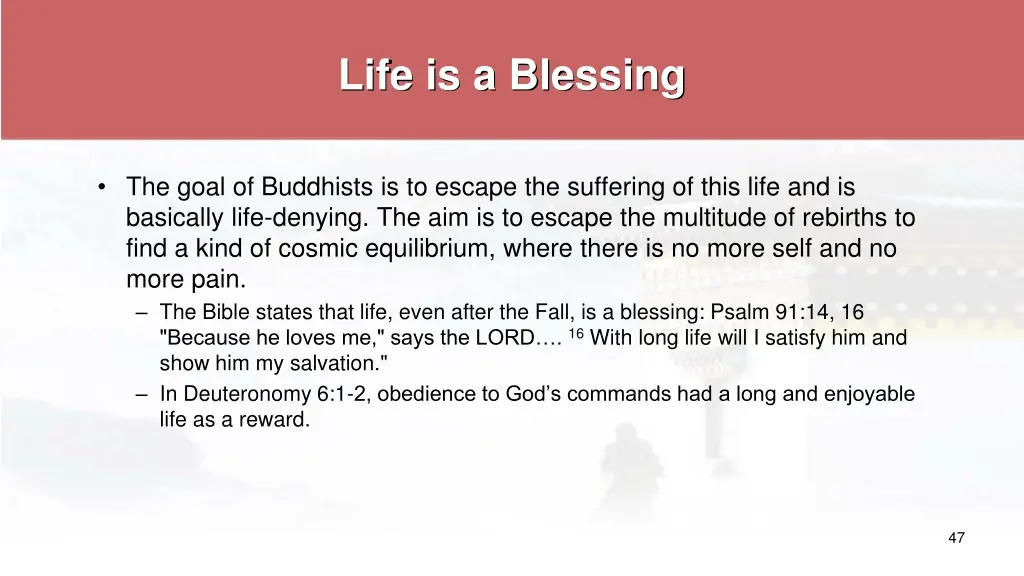 life is a blessing