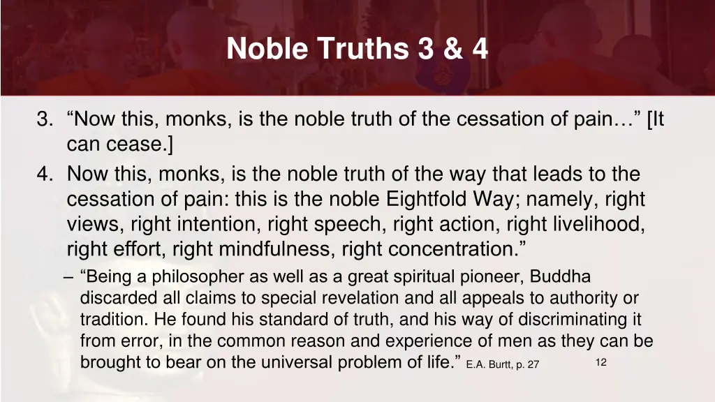 noble truths 3 4