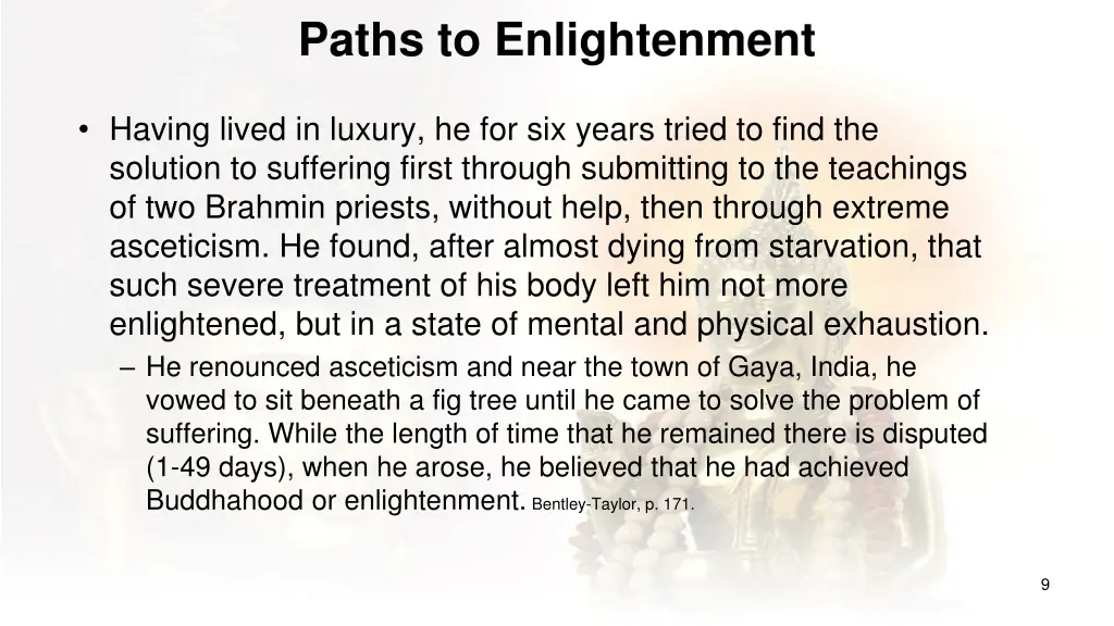 paths to enlightenment